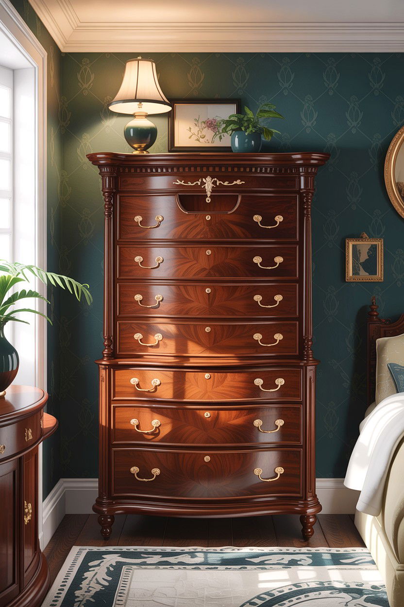 Traditional Tall Dresser - 30 bedroom tall dressers