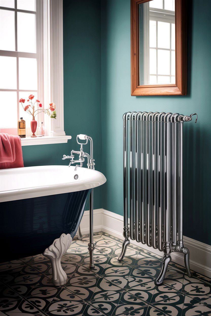 Traditional Victorian Towel Radiator - 30 heated towel rack ideas