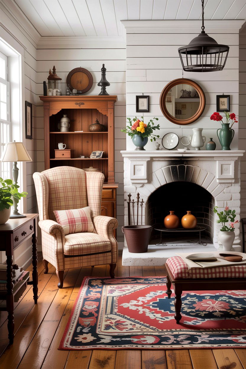 Traditional farmhouse living room - 30 farmhouse living room ideas