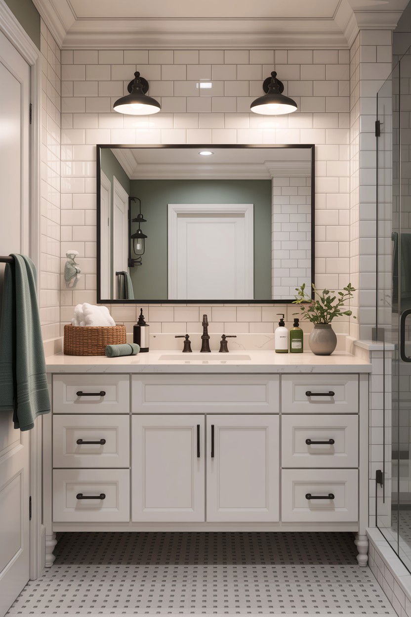 Transitional Guest Bathroom - 30 guest bathroom ideas