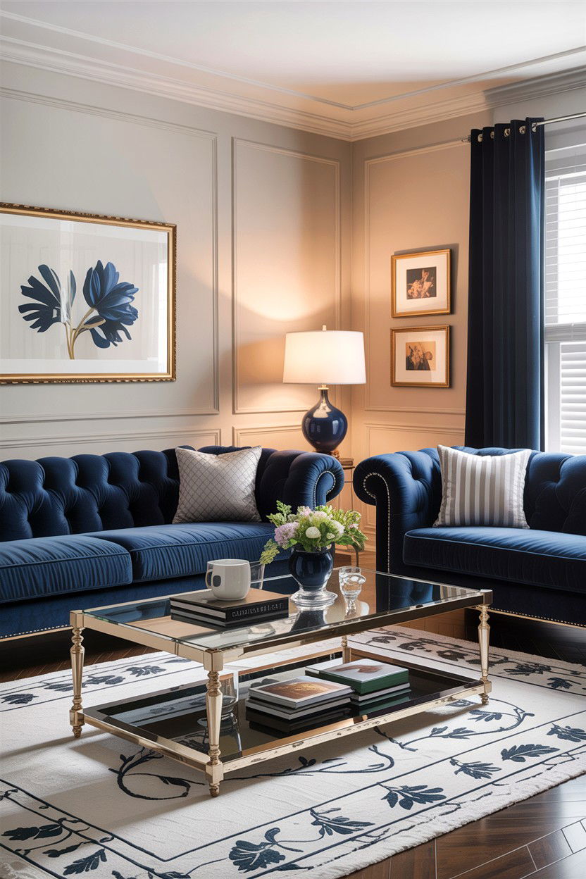 Transitional Living Room - 30 interior designer living room ideas