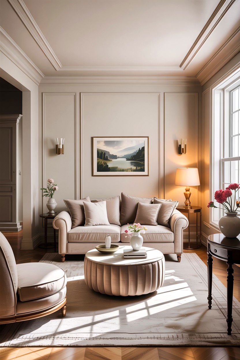 Transitional Living Room Cove - 30 living room cove ceiling ideas