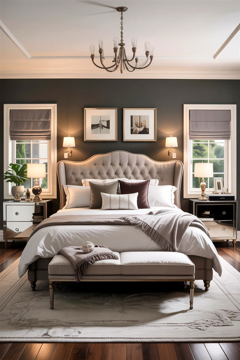 Transitional Master Bedroom - 30 empty nester bedroom ideas