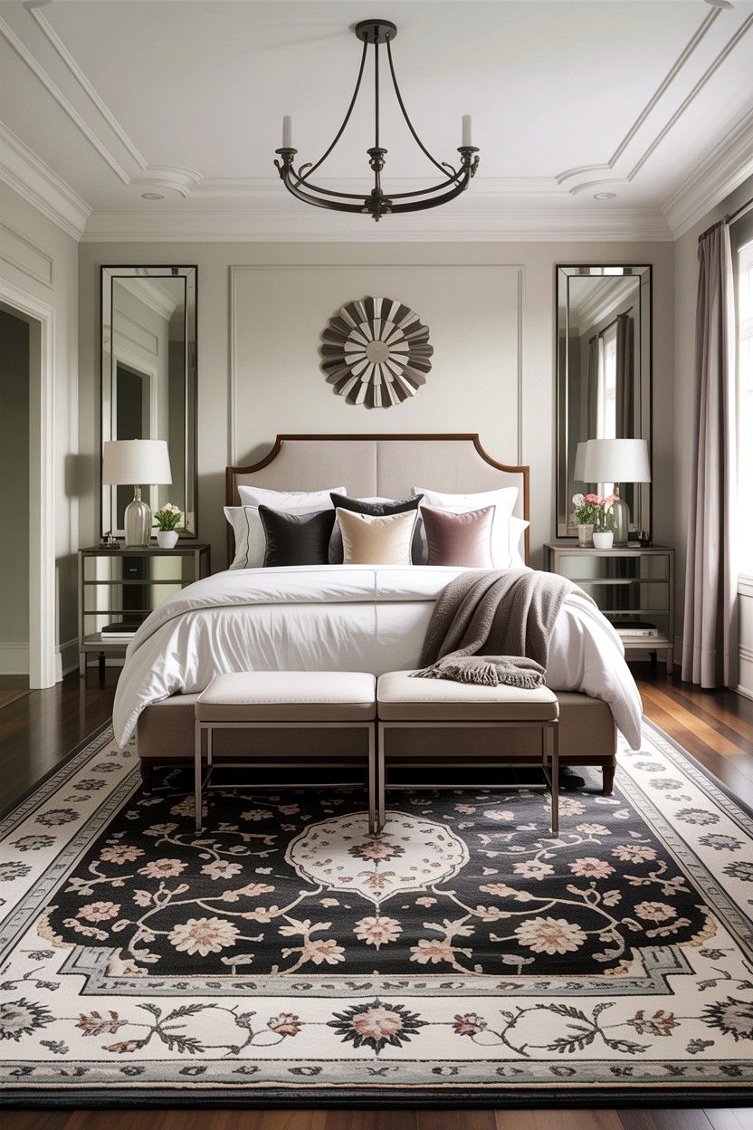 Transitional Master Suite Rug - 30 bedroom oriental rugs