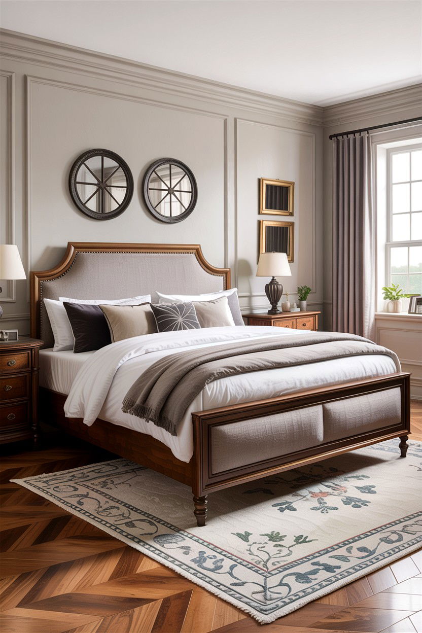 Transitional Style Bed - 30 california king beds