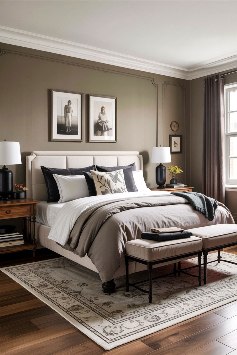 Transitional Style Bedroom - 30 easy bedroom ideas