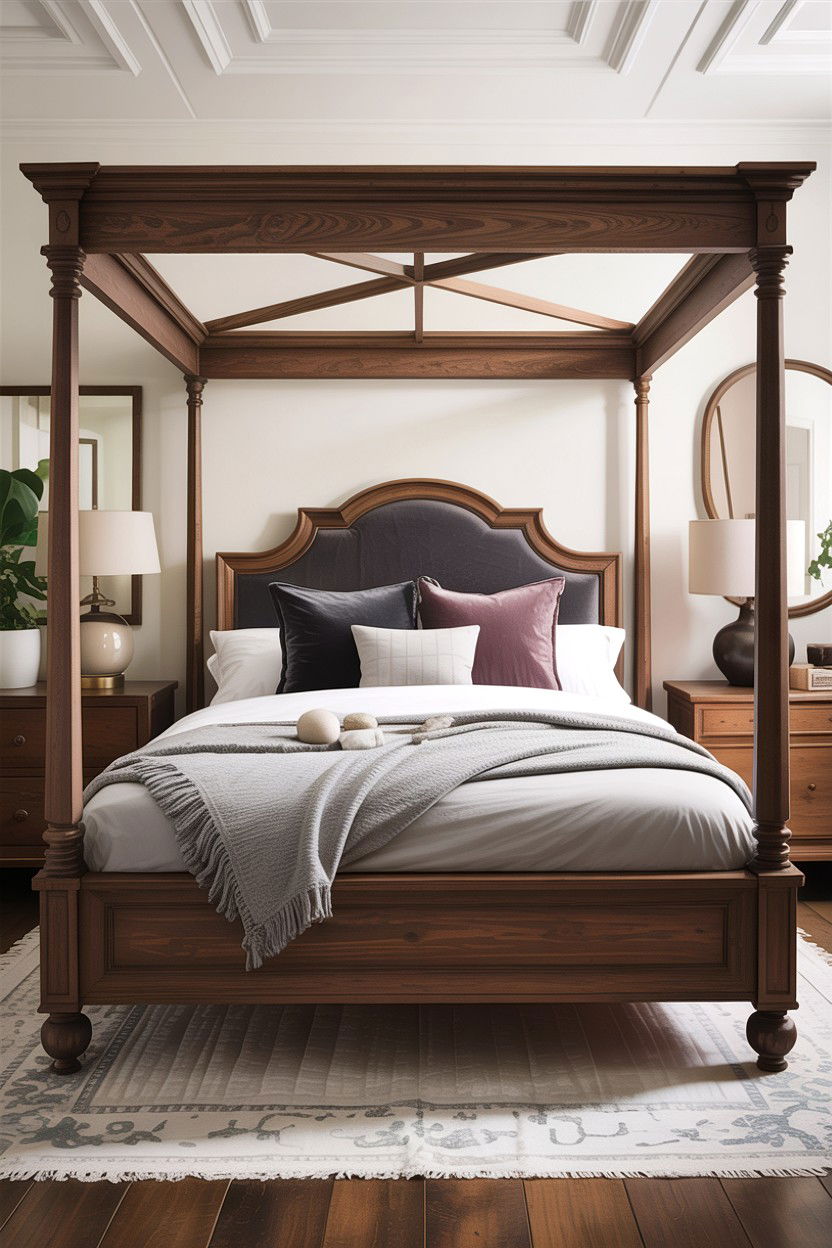 Transitional Style Canopy Bed - 30 canopy bed ideas