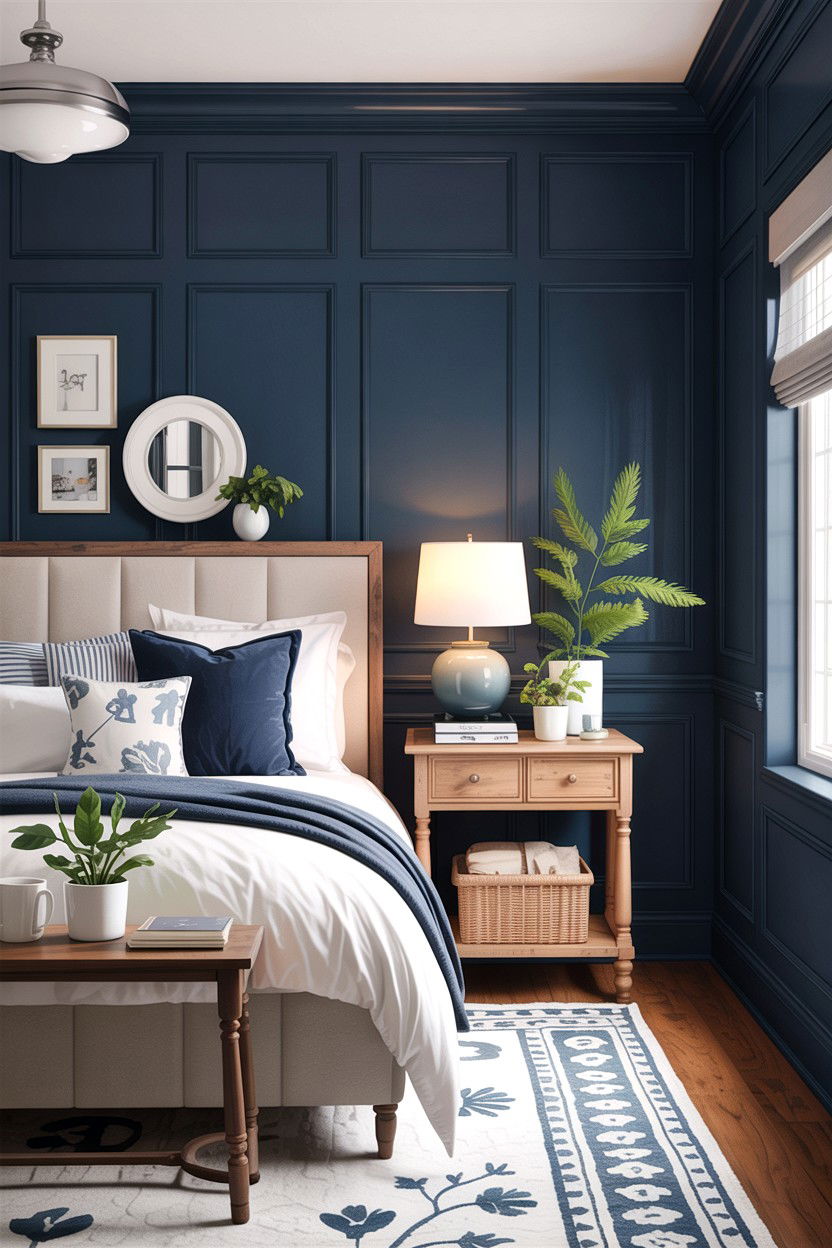 Transitional Wainscoting Bedroom - 30 bedroom wainscoting ideas