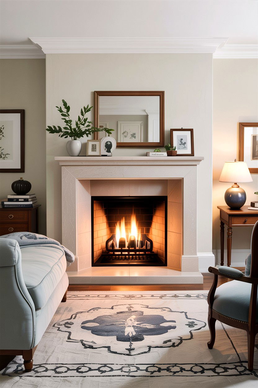 Transitional bedroom fireplace - 30 bedroom wood burning fireplace ideas