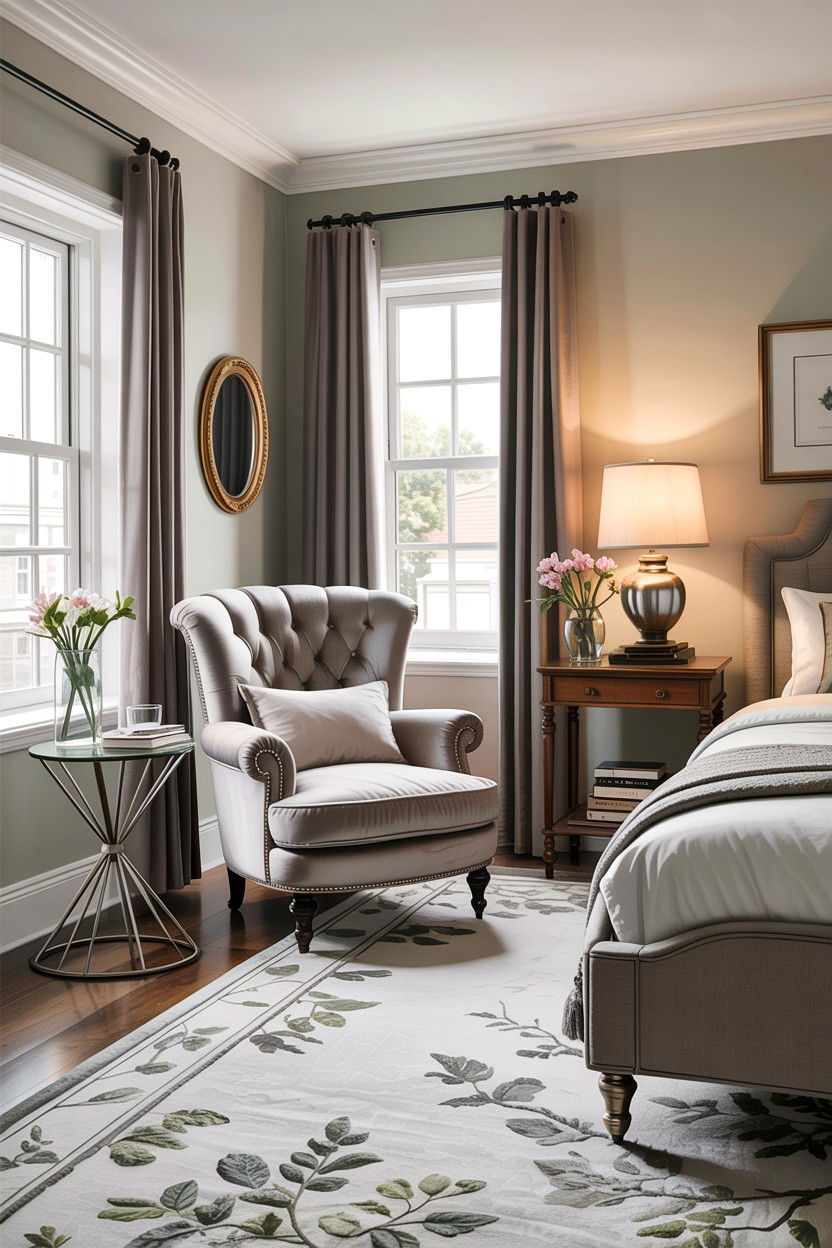 Transitional bedroom lounge - 30 bedroom with lounge ideas