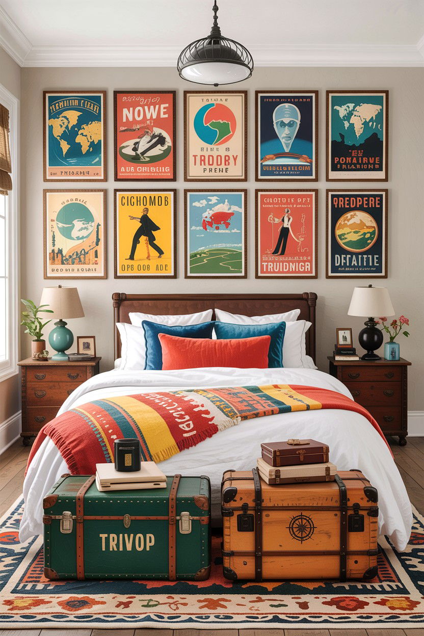 Travel Themed Bedroom - 30 explorer bedroom ideas