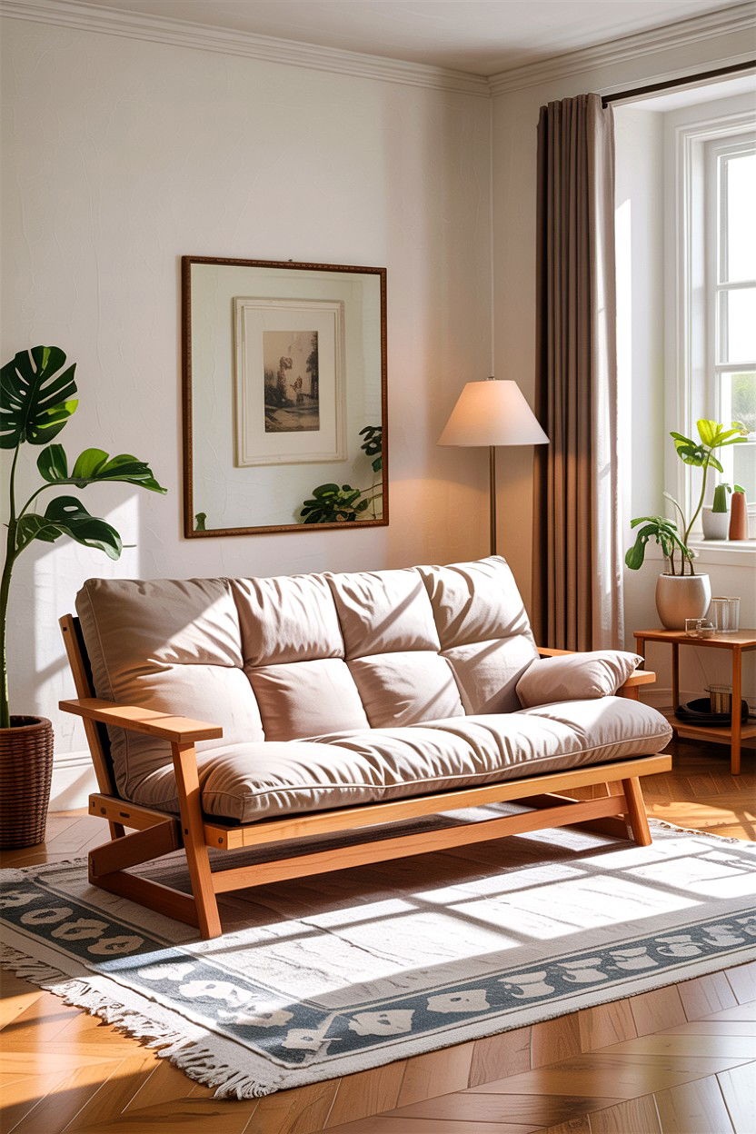 Tri Fold Futon - 30 bedroom futon ideas