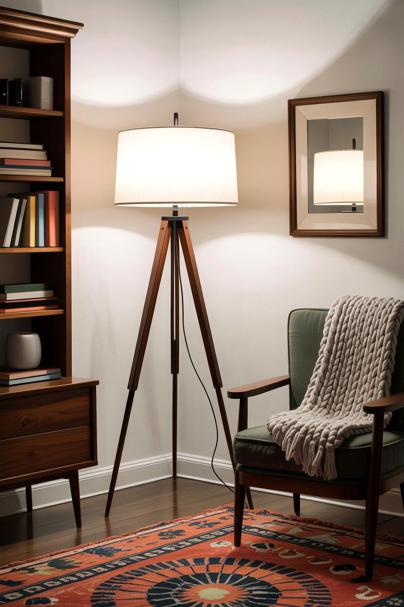 Tripod Floor Lamp - 30 bedroom floor lamps