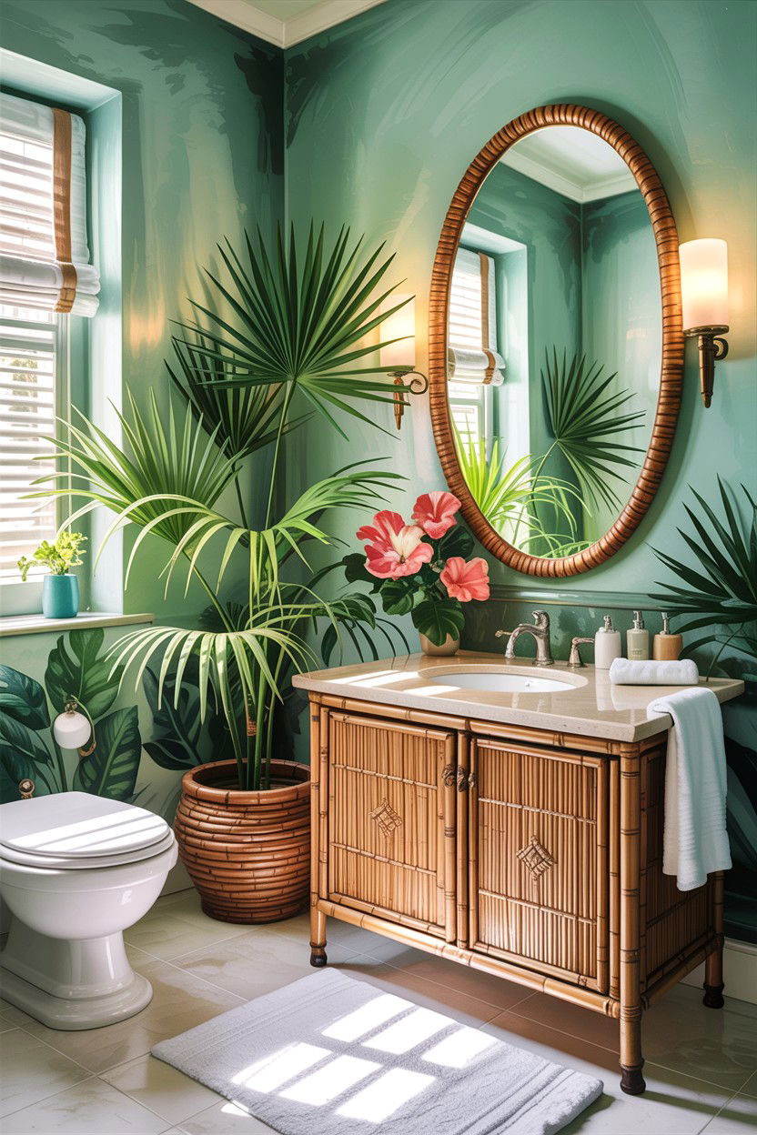 Tropical Coastal Style Bathroom - 30 Hampton bathroom ideas