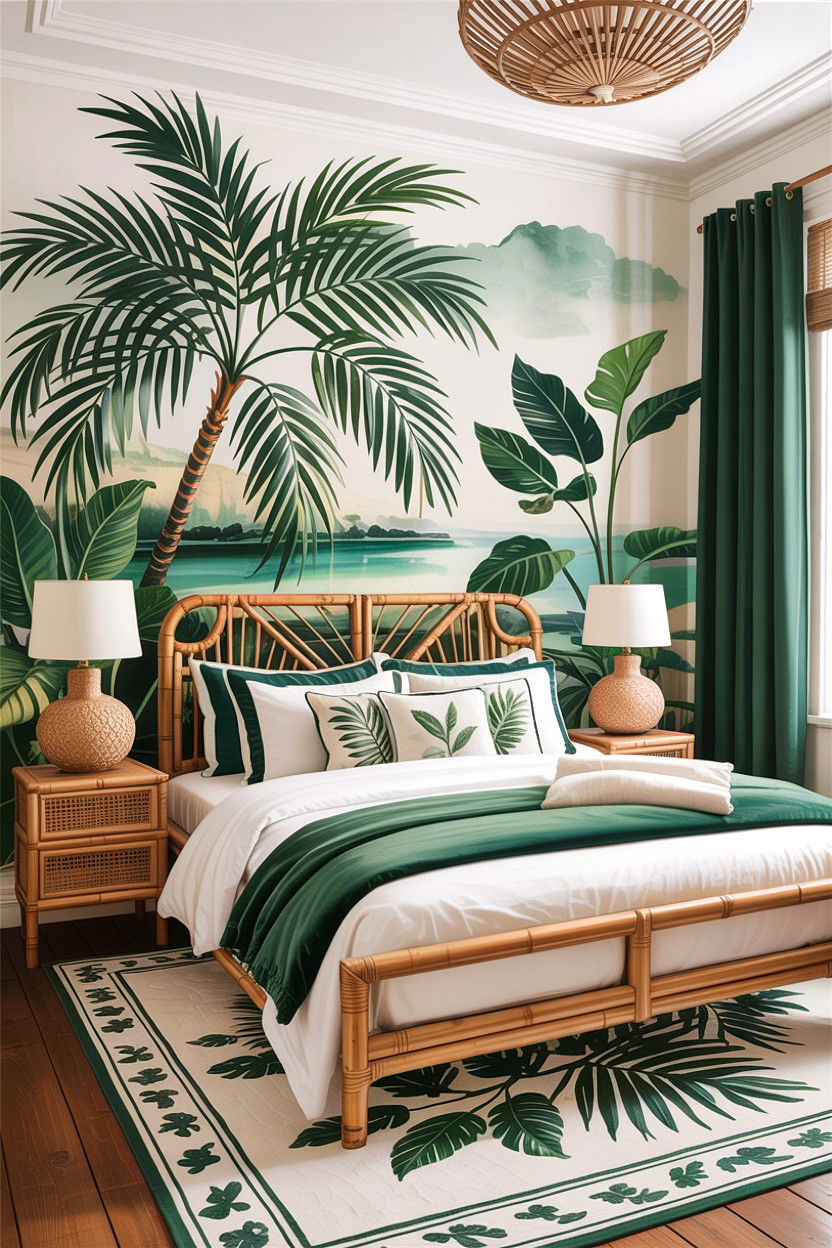 Tropical Oasis Bedroom - 30 bedroom inspiration ideas