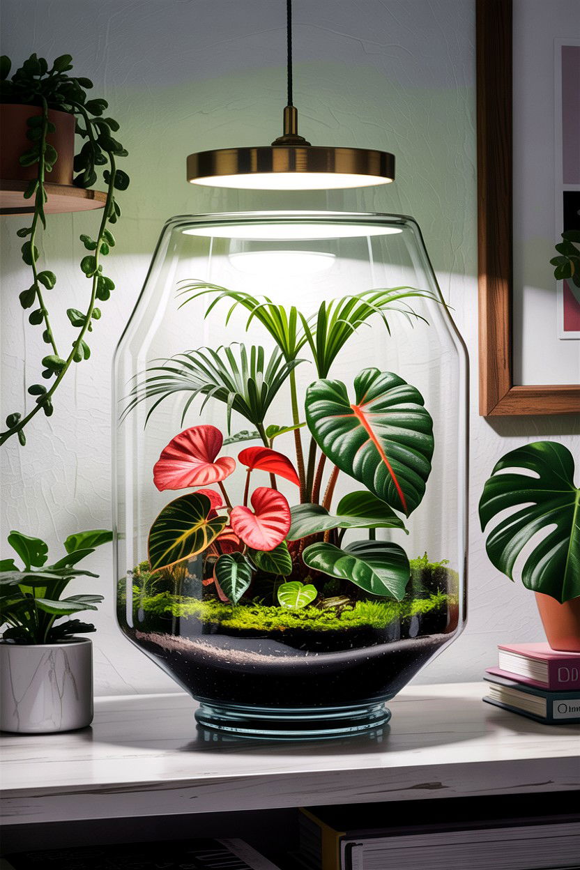 Tropical terrarium - 30 bedroom terrariums