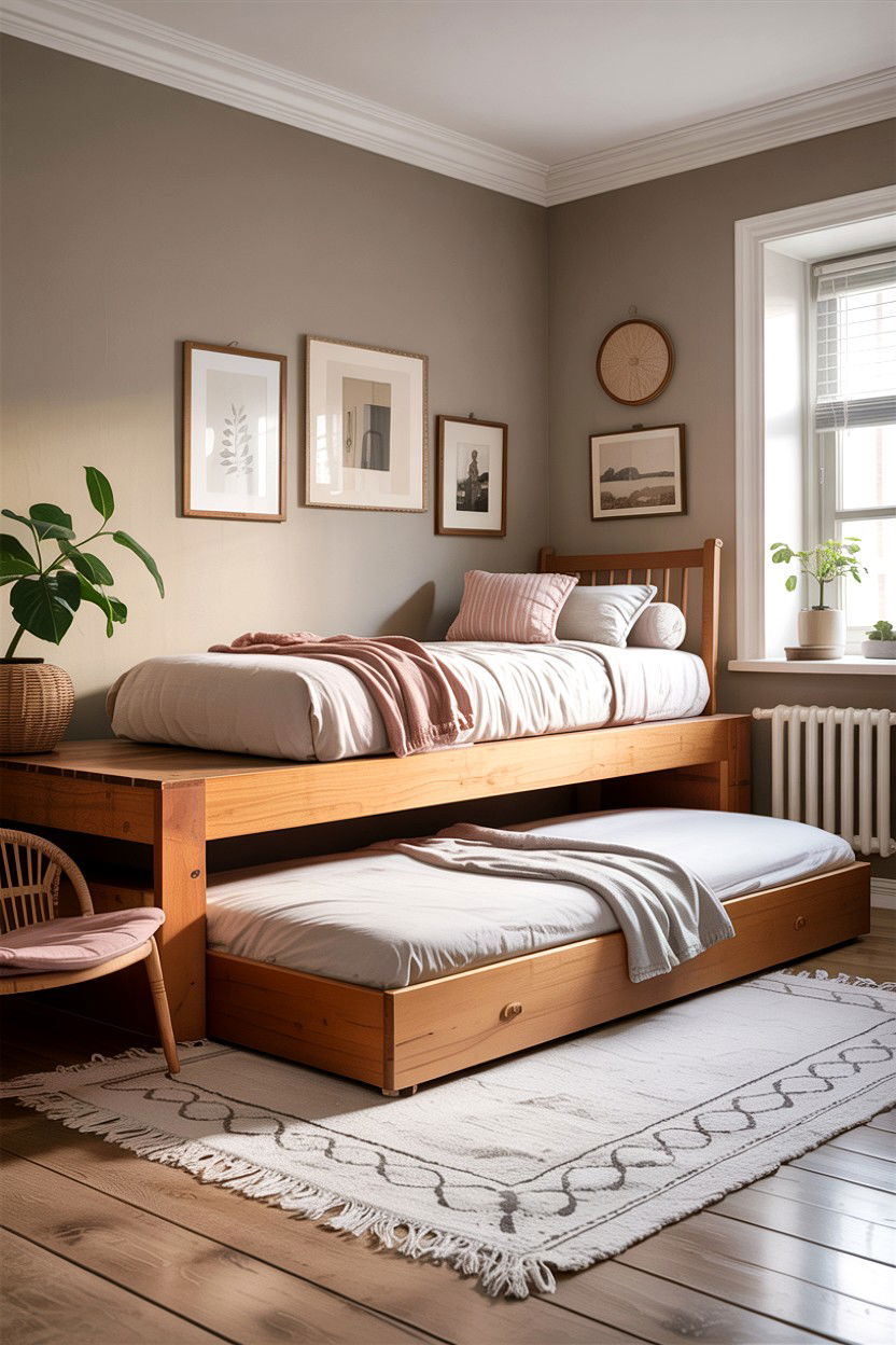 Trundle Bed Under Platform - 30 bedroom hidden bed ideas