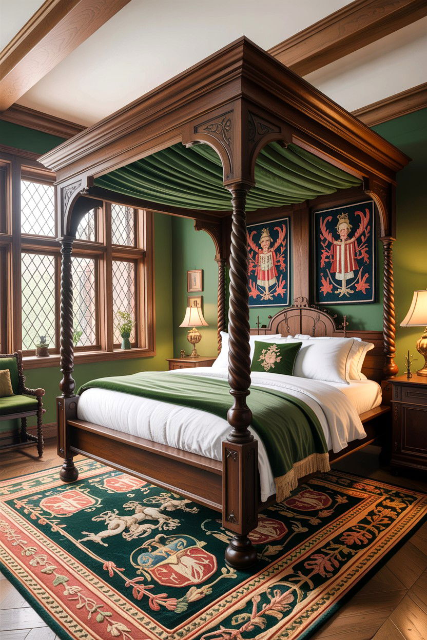 Tudor Style Bedroom - 30 antique bedroom ideas