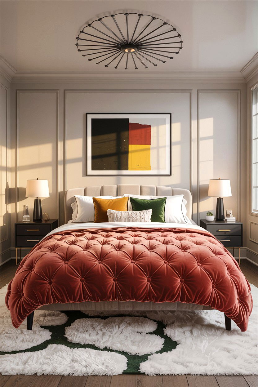 Tufted Chenille Bedspread - 30 bedroom bedspreads