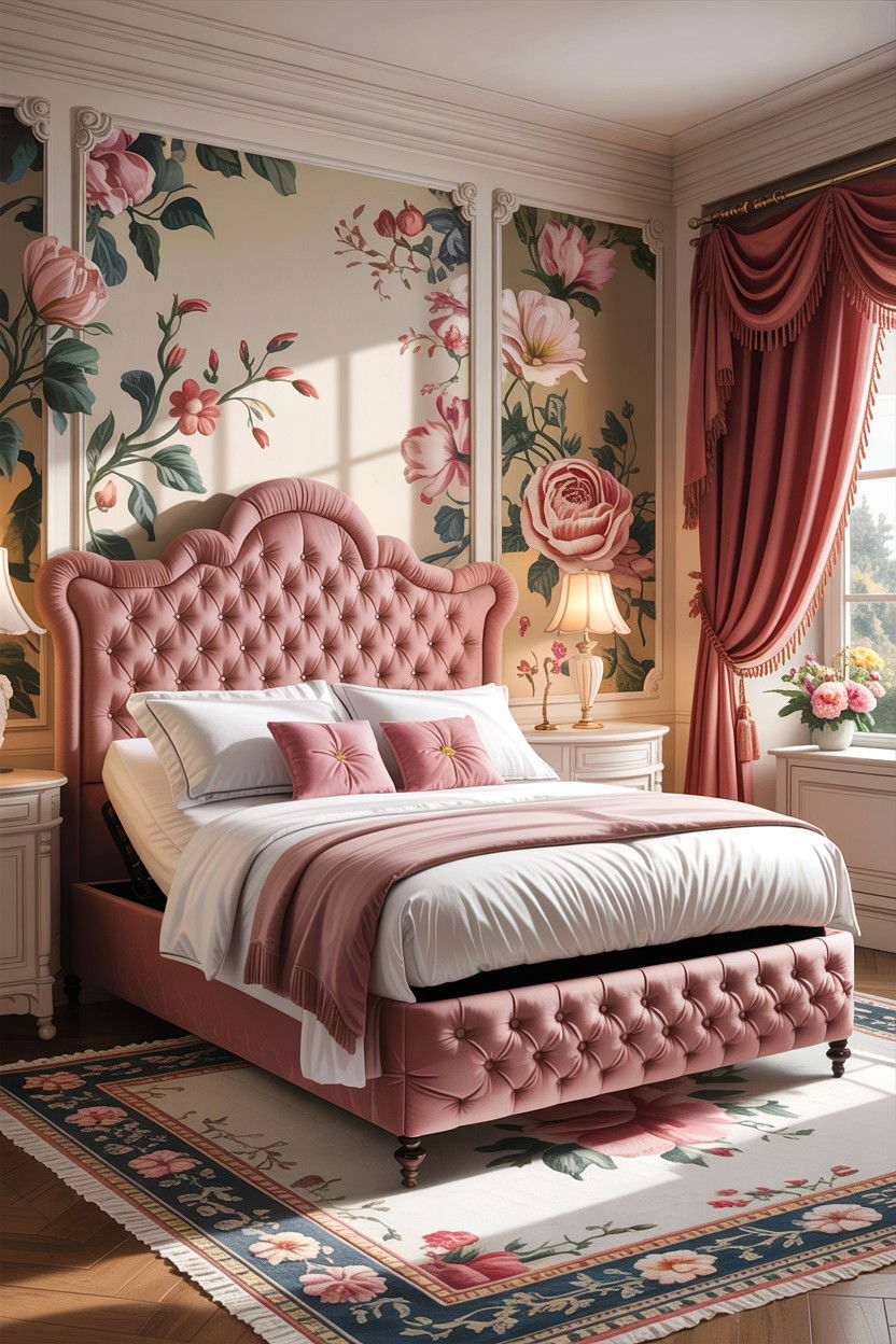 Tufted Headboard Adjustable Bed - 30 bedroom adjustable beds