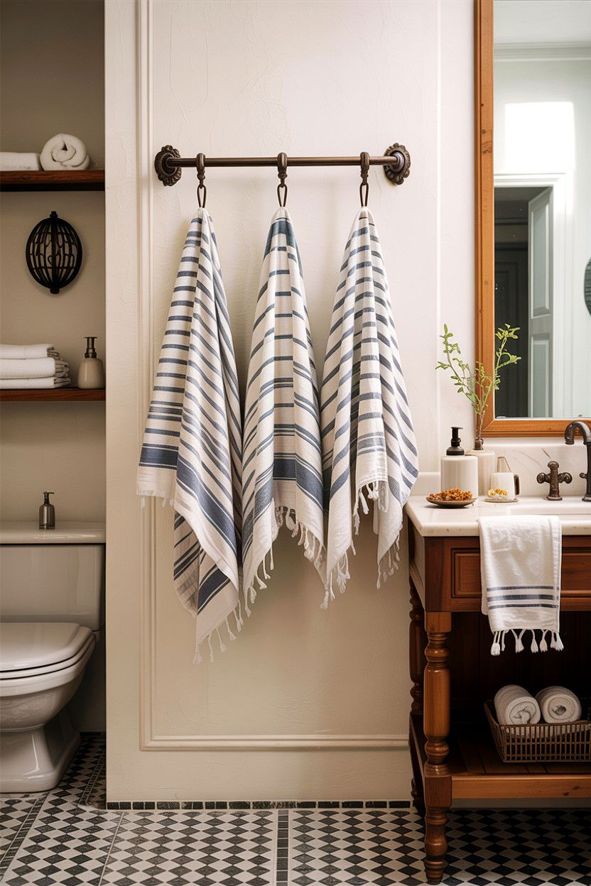 Turkish Bath Towels - 30 bathroom accessories ideas