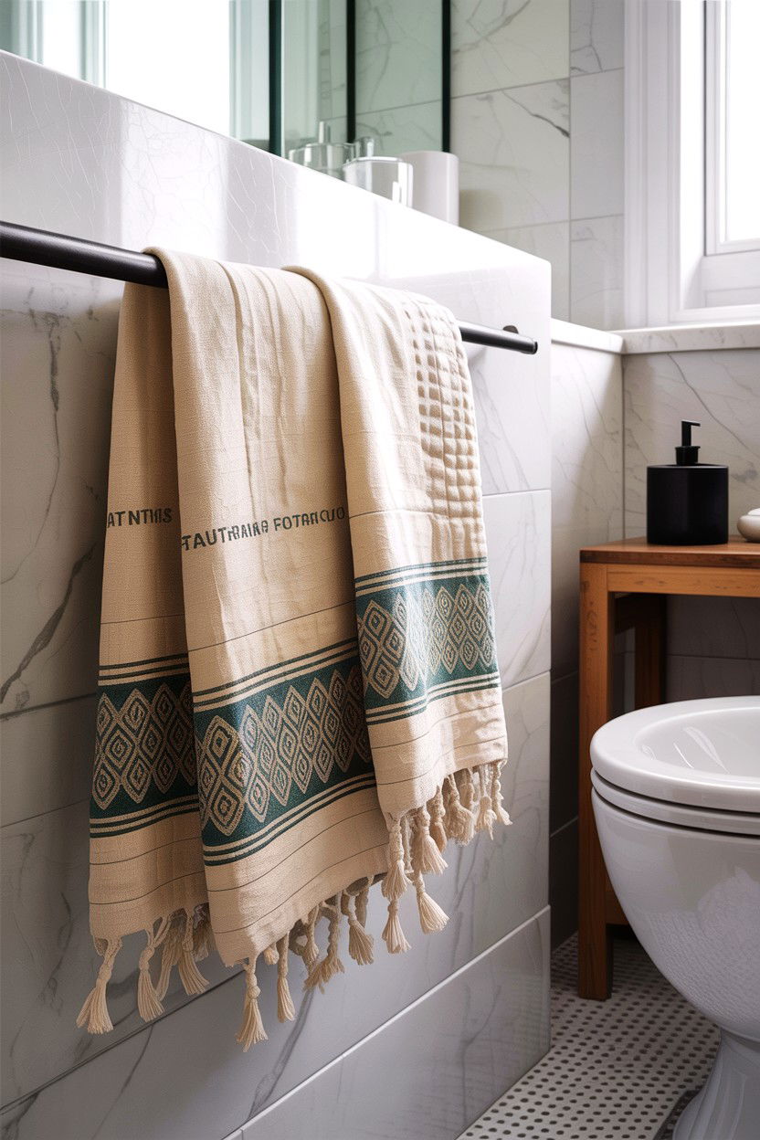 Turkish cotton towels - 30 easy bathroom updates