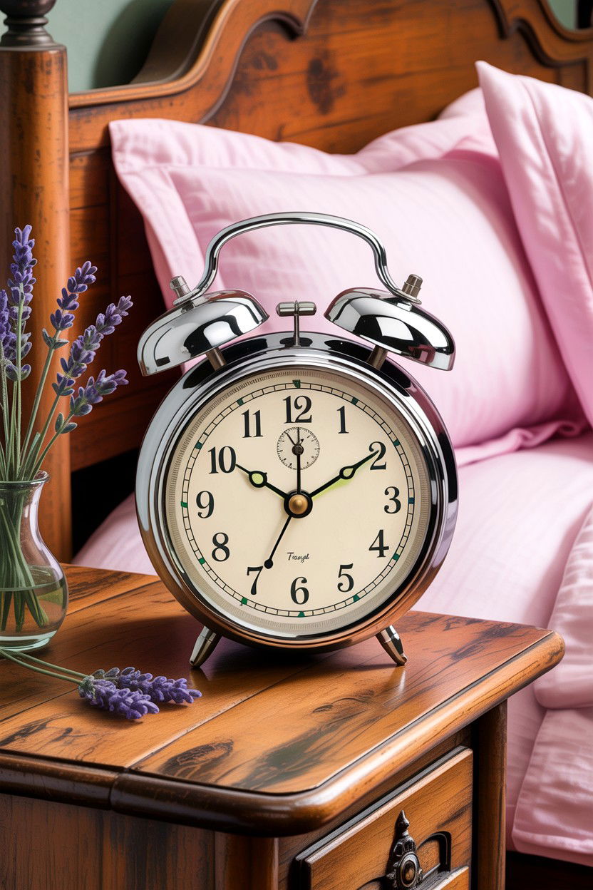 Twin Bell Alarm Clock - 30 bedroom vintage clocks