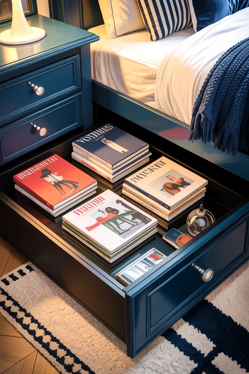 Under Bed Storage Drawer - 30 bedroom collection display ideas