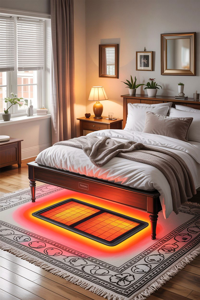 Under Rug Heater - 30 bedroom heaters