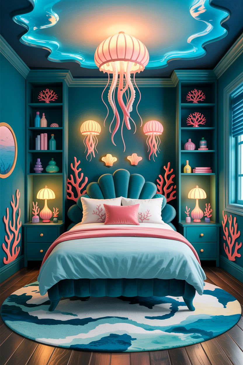 Under The Sea Fairy Bedroom - 30 fairy tale bedroom ideas