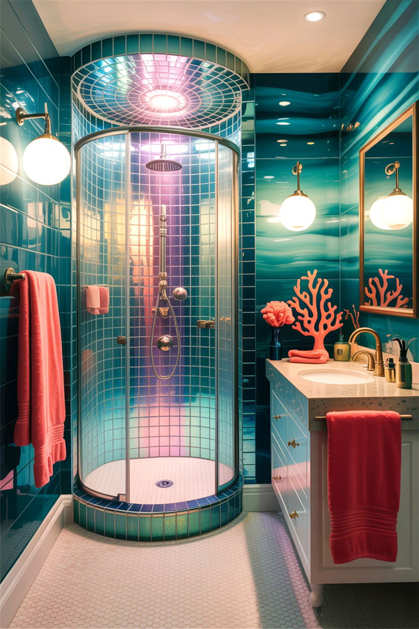 Under the sea bathroom - 30 children's bathroom ideas