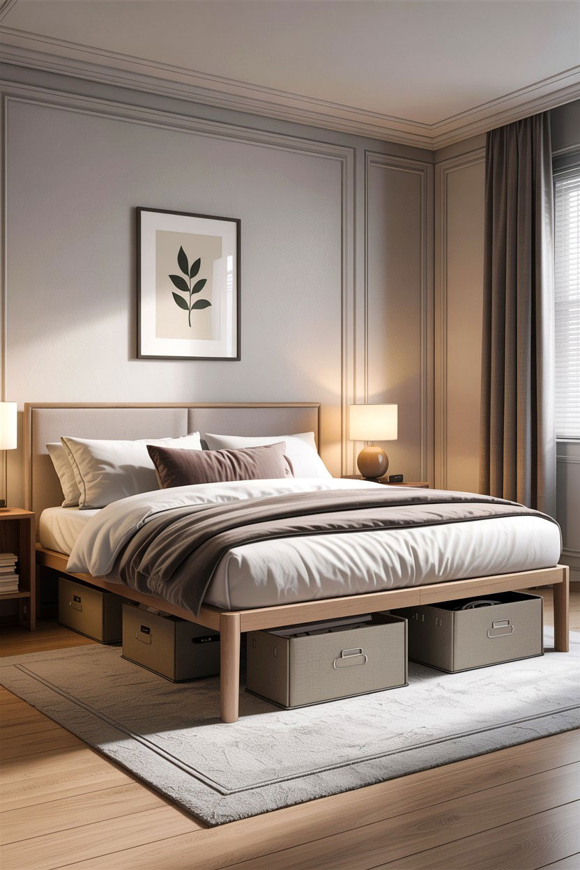 Underbed Storage Boxes - 30 bedroom storage containers