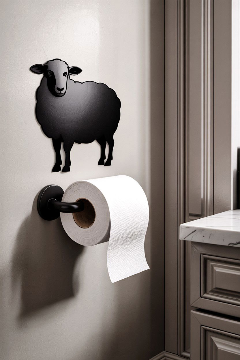 Unique Toilet Paper Holder - 30 bathroom conversation starter ideas