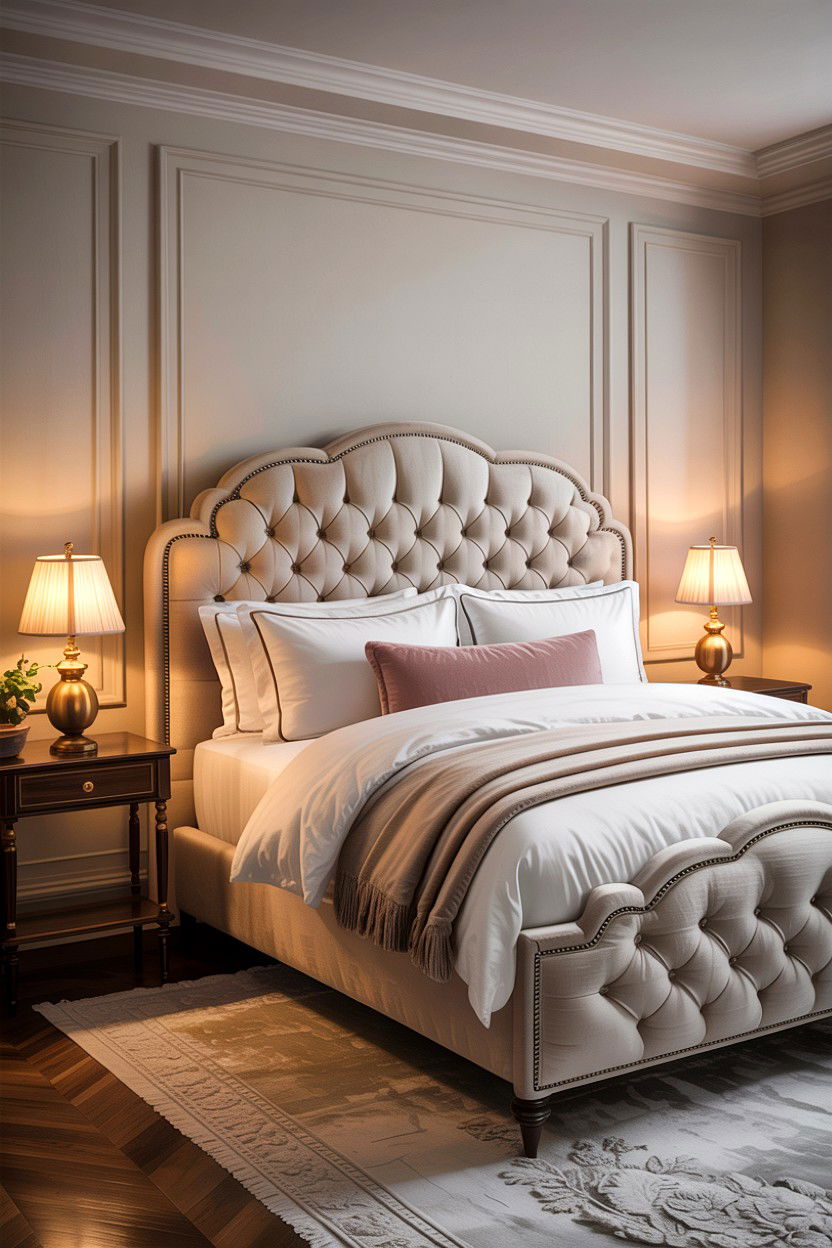 Upholstered Headboard Bedroom - 30 bedroom furniture ideas