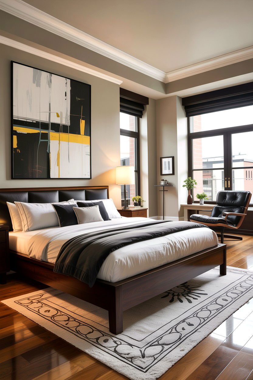 Urban Modern Bedroom - 30 condo bedroom ideas