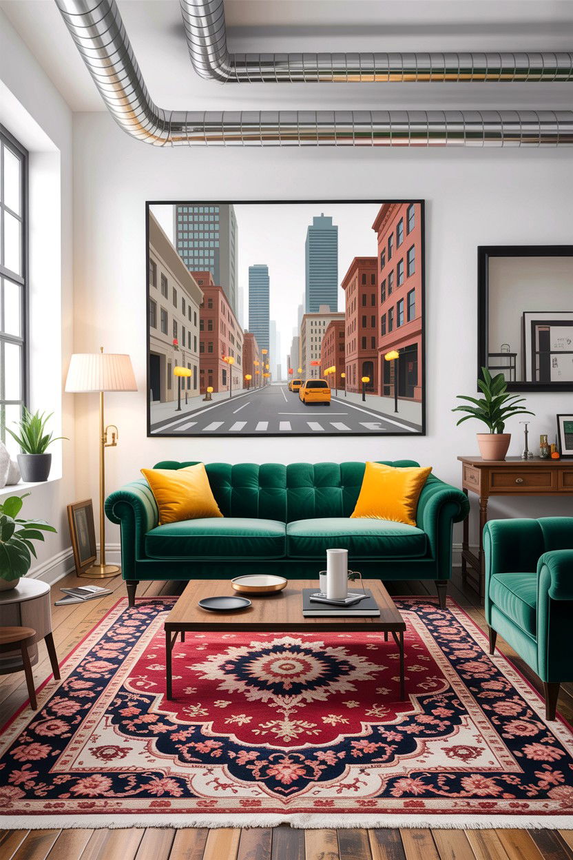 Urban chic living room pipes - 30 exposed ductwork living room ideas