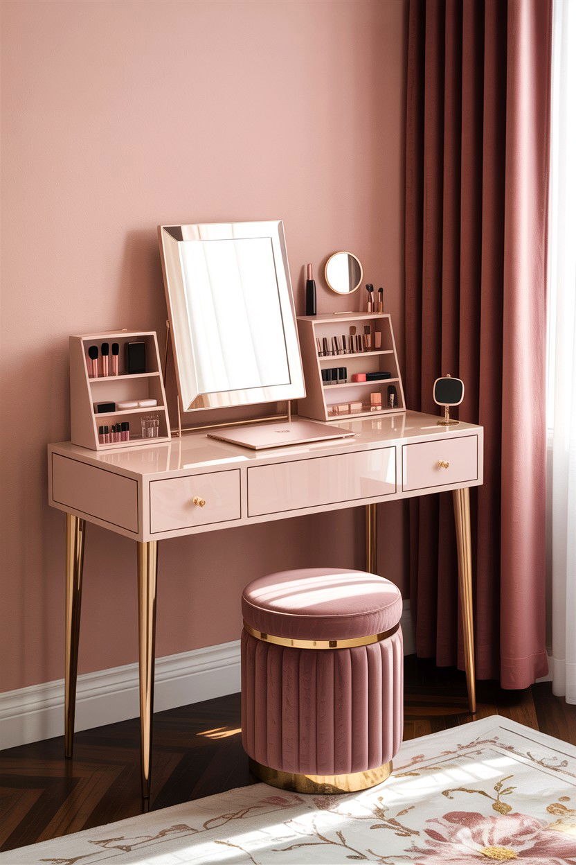 Vanity Desk Combo - 30 bedroom study desk ideas