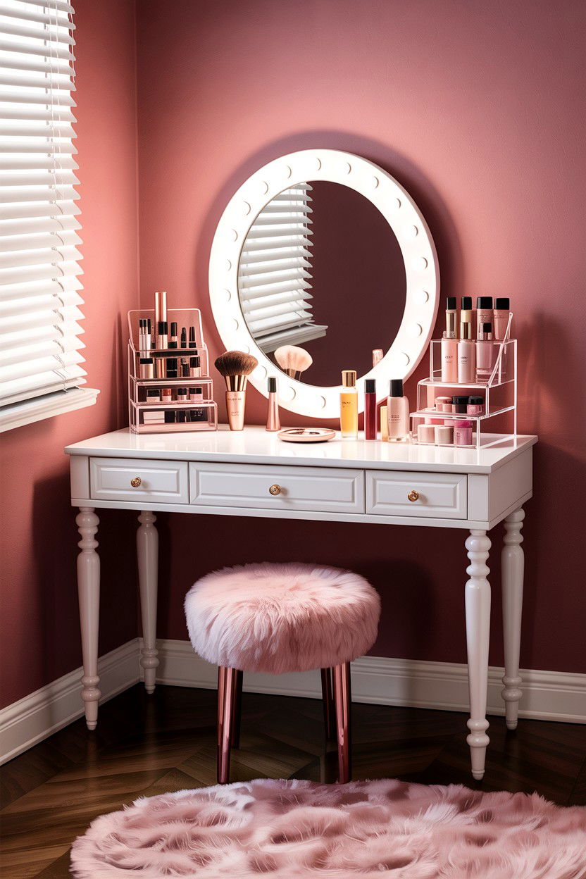 Vanity Table Bedroom - 30 kawaii bedroom ideas