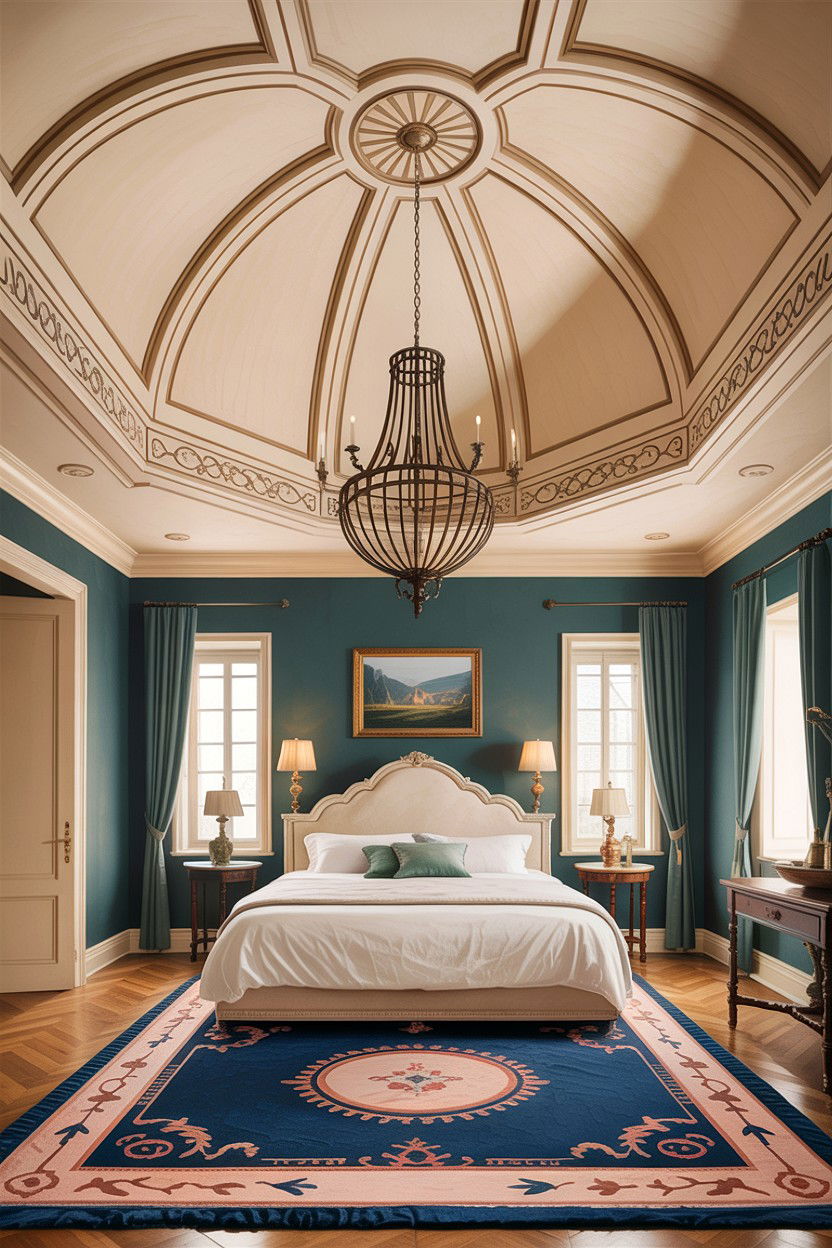 Vaulted Ceiling Bedroom - 30 Turkish bedroom ideas