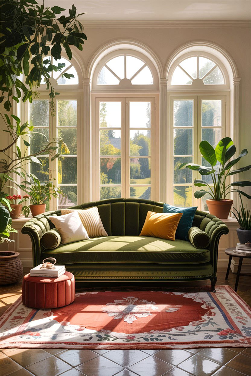 Velvet Daybed - 30 velvet accent ideas