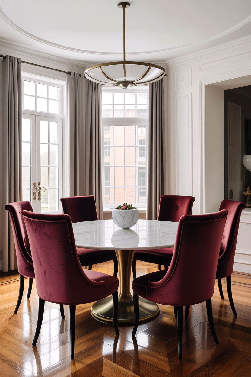 Velvet Dining Chairs - 30 velvet accent ideas