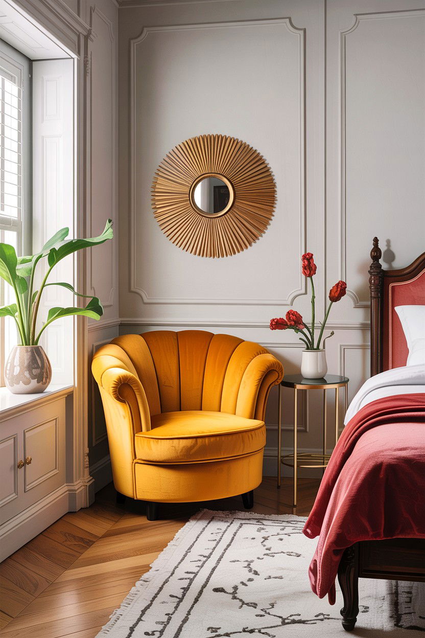 Velvet Dressing Room - 30 velvet accent ideas