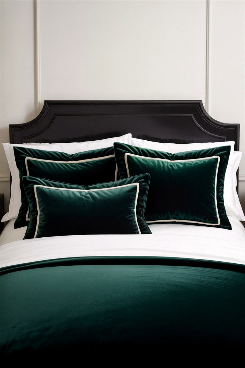 Velvet Flange Shams - 30 bedroom pillow shams