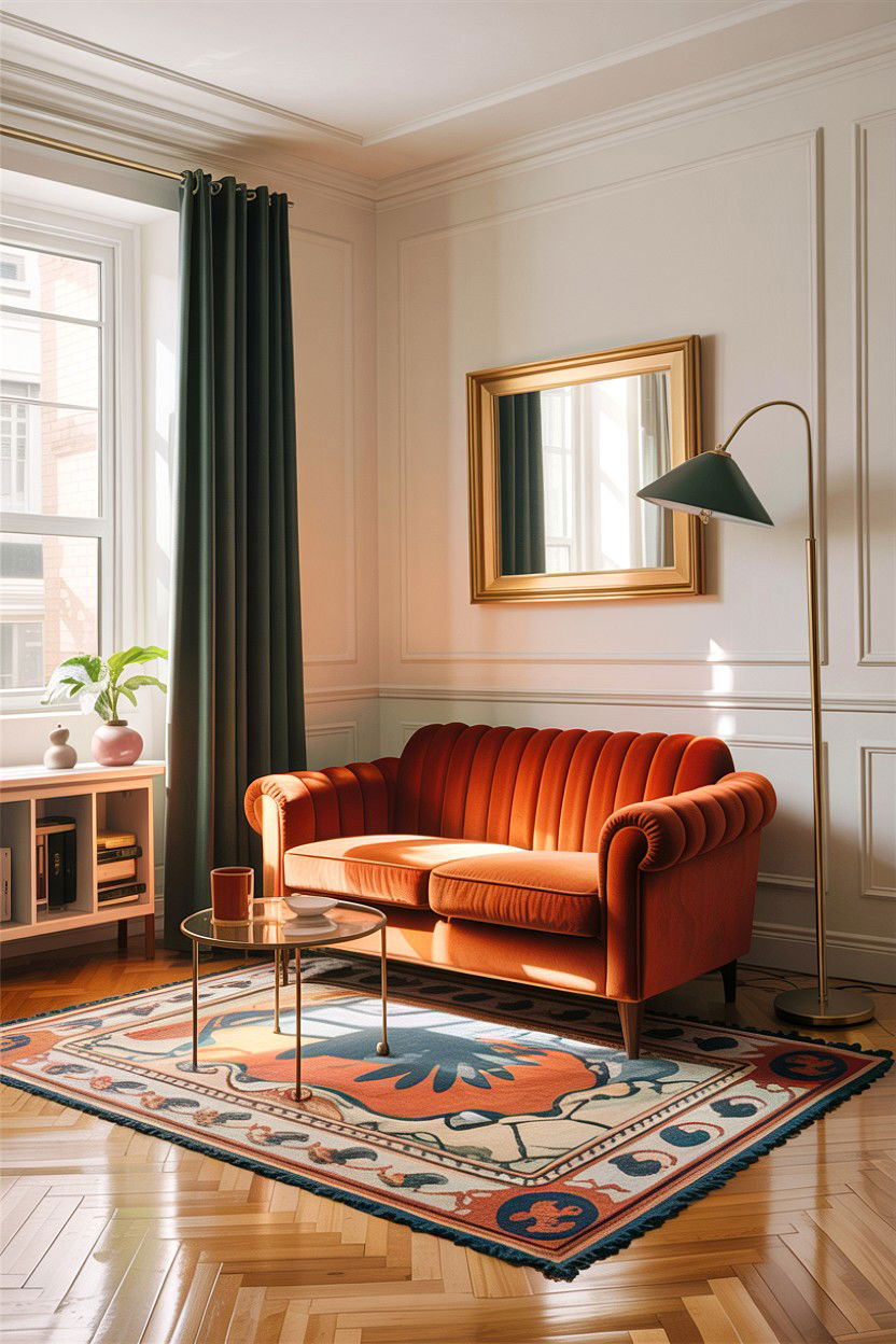 Velvet Loveseat Apartment - 30 velvet accent ideas