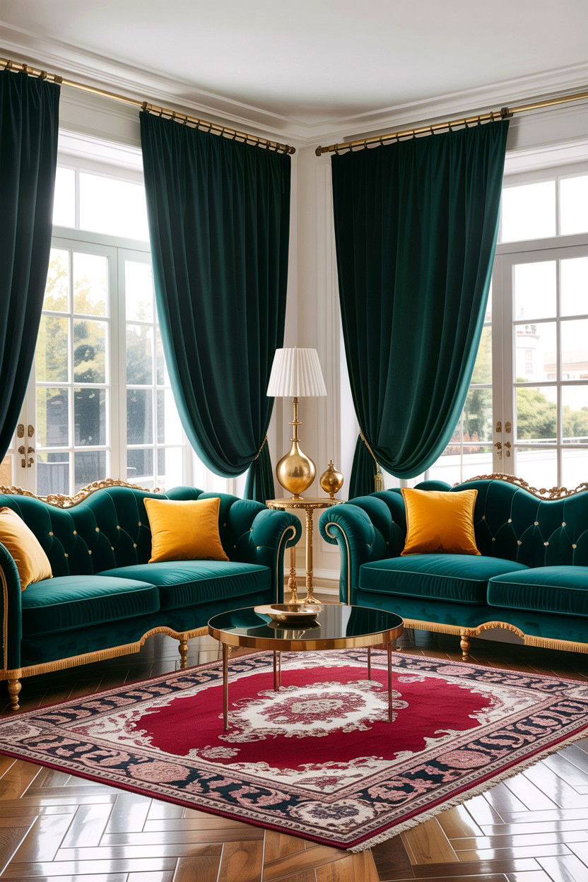 Velvet Sofas Facing Each Other - 30 living room facing sofas ideas