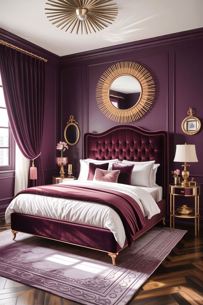 Velvet curtains - 30 bedroom window treatments