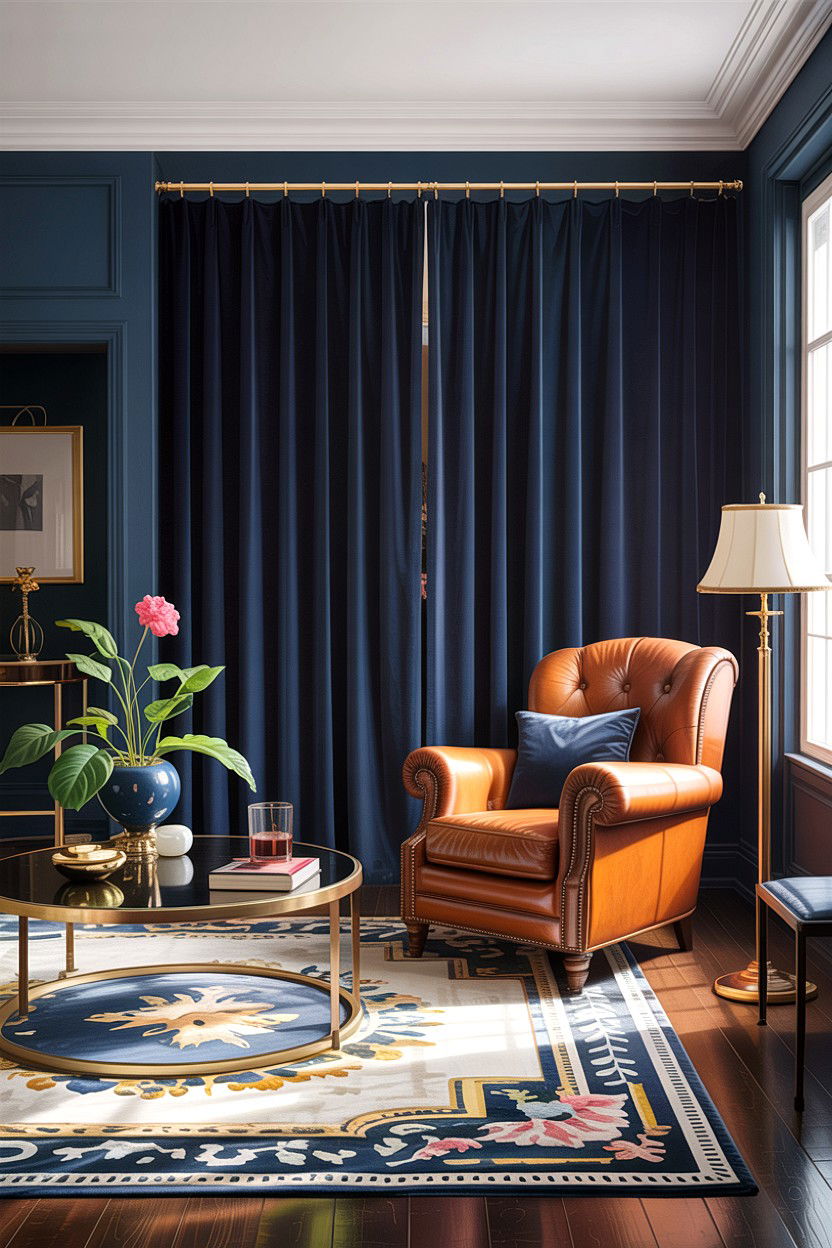 Velvet room divider curtain partition - 30 living room curtain dividers