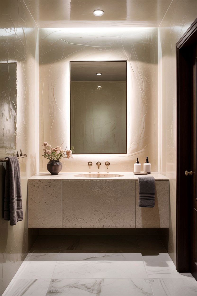 Venetian Plaster Bathroom Walls - 30 Italian bathroom ideas