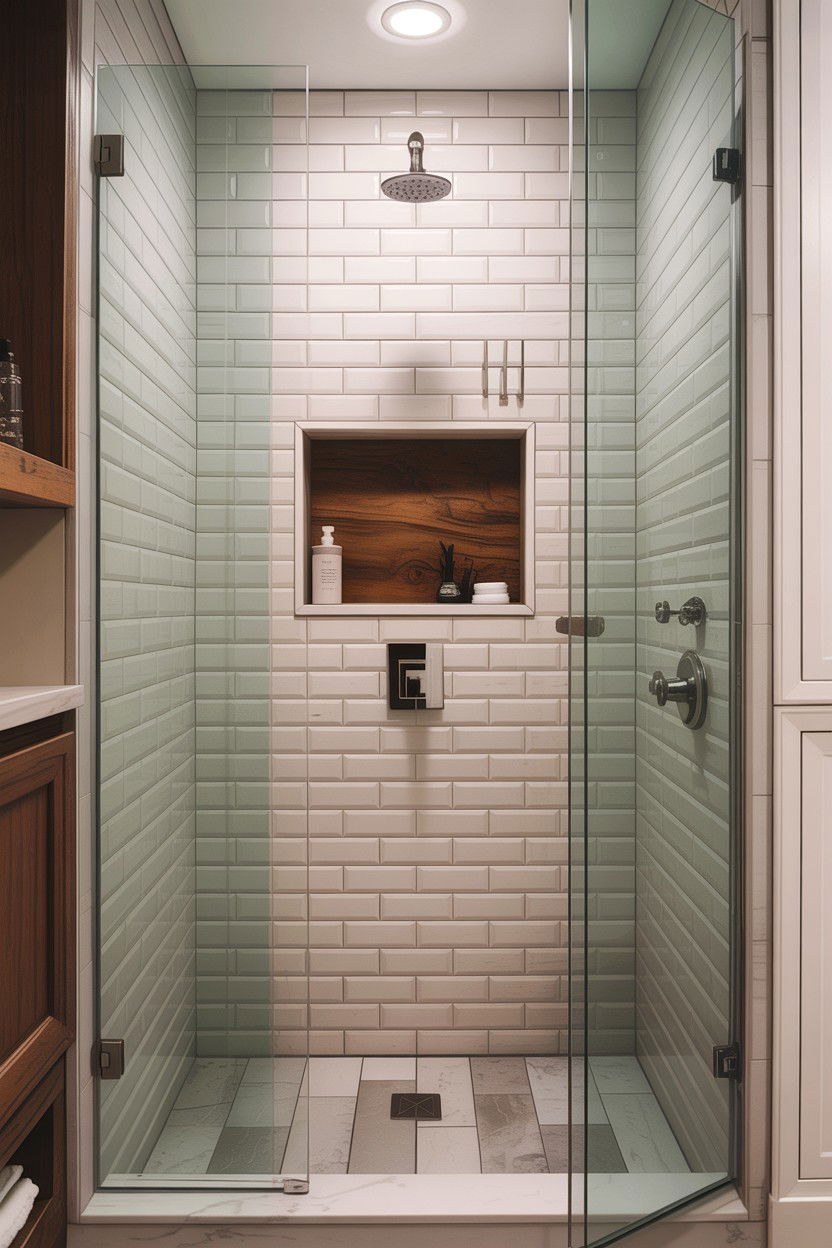 Vertical Stacked Tile Bathroom - 30 bathroom balance ideas