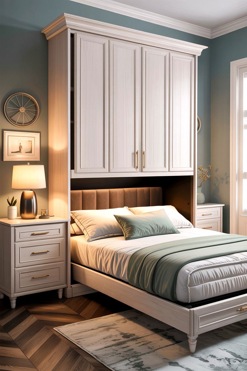 Vertical Wall Bed Cabinet - 30 bedroom fold down bed ideas